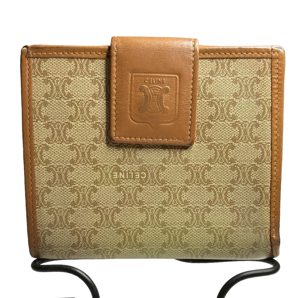 Celine Vintage Bifold Wallet Mono Coated Canvas